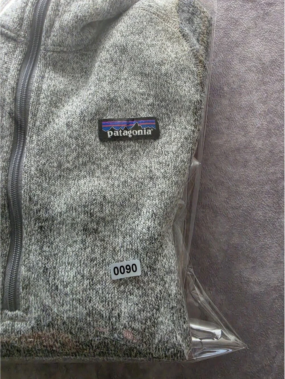 Patagonia Better Sweater 1/4 Zip Fleece Pullover Women's Small Gray Cozy